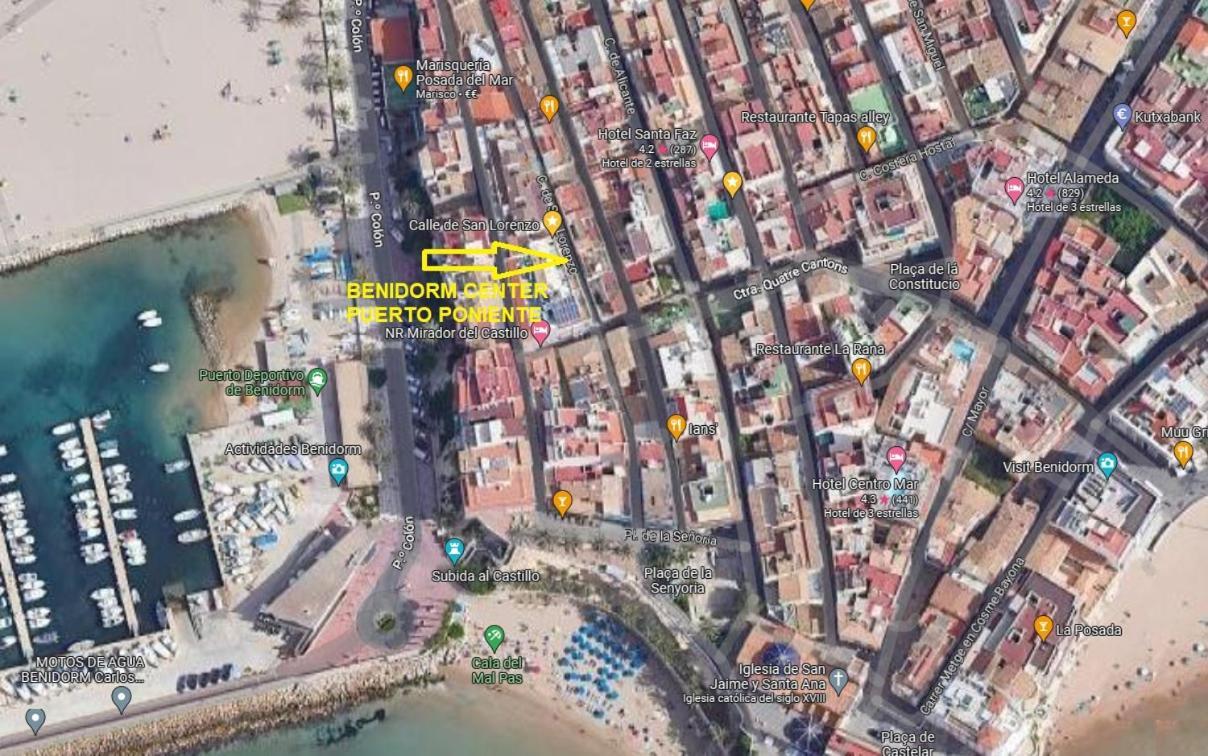 Апартаменти Benidorm Center Puerto Poniente 1º Екстер'єр фото